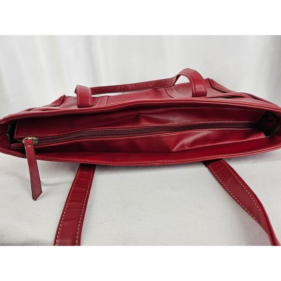 BUXTON RED CARRYALL OR LAPTOP TOTE BAG - STYLISH AND FUNCTIONAL - Picture 4 of 14